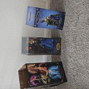 Disney Store Limited Edition Designer Frozen Anna & Kristoff Display Dol…